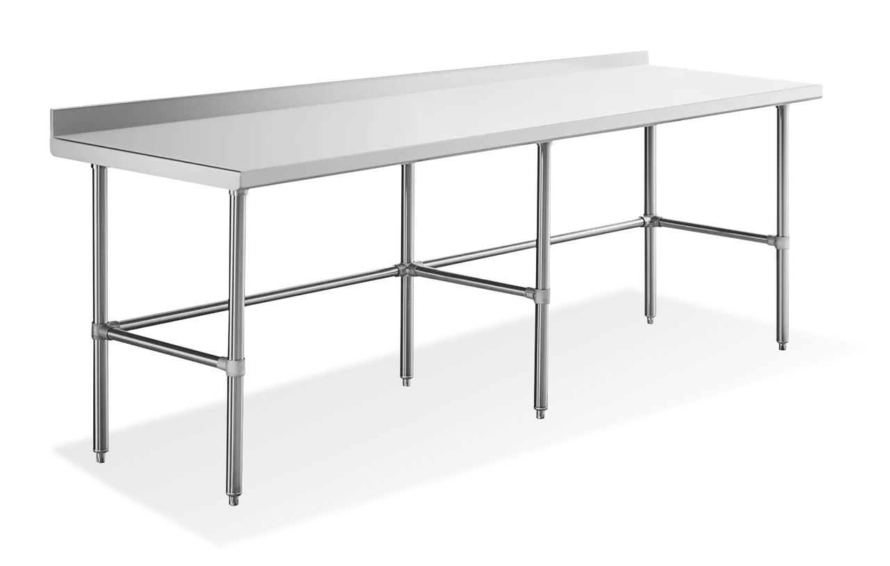 Steel Works SWWTSOB-3096-318 Open Base Worktable, 96"W X 30"D X 34"H
