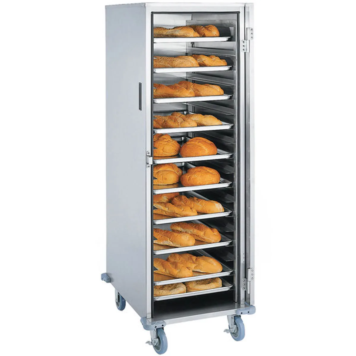 Lakeside 6534 16 Pan Capacity End Load Stainless Steel Enclosed Bun / Sheet Pan Rack