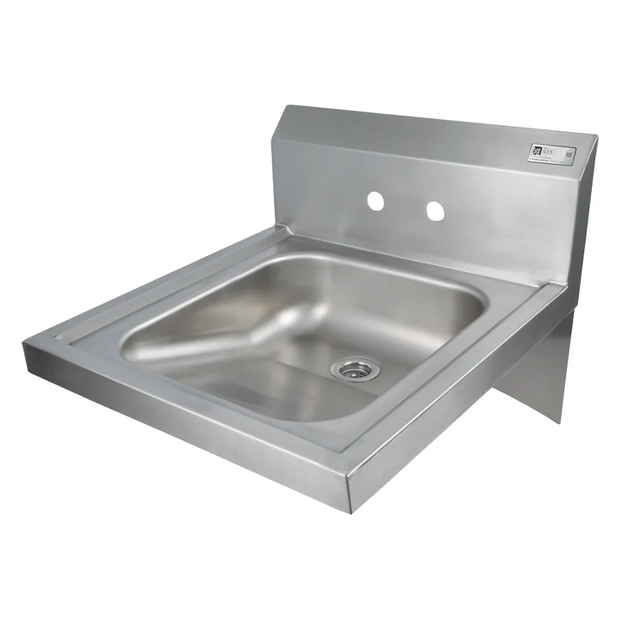 John Boos PBHS-W-1416ADAS 20" Wall Mounted Hand Sink without Faucet