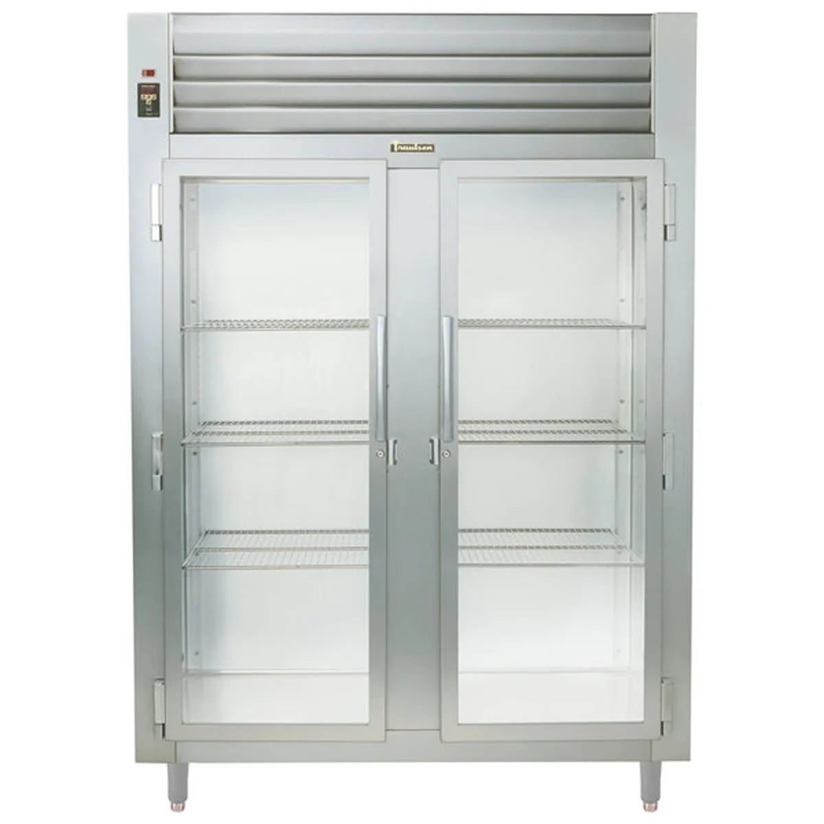 Traulsen RHT232WUT-FHG 58" 2-Section Reach-In Refrigerator w/ 2 Glass Doors, Top Mount, 51.4 cu. ft.