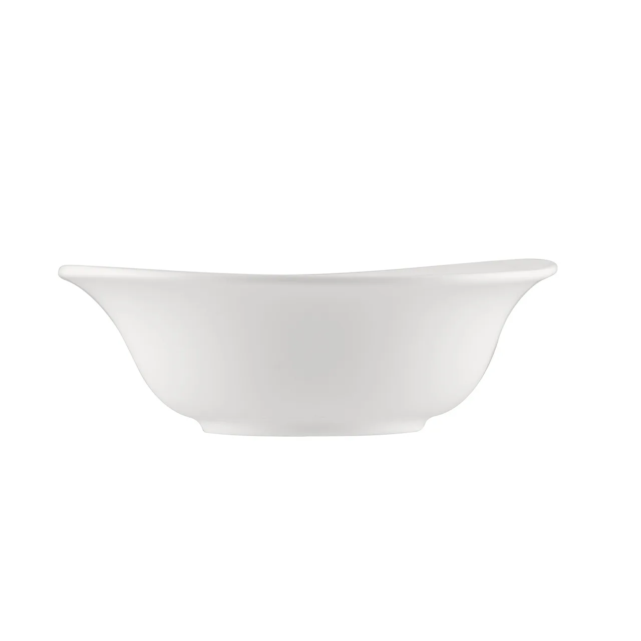 CAC China BHM-B8 - 8" Round Porcelain Bowl, 19 oz Capacity, Bone White Finish - 1 Dozen