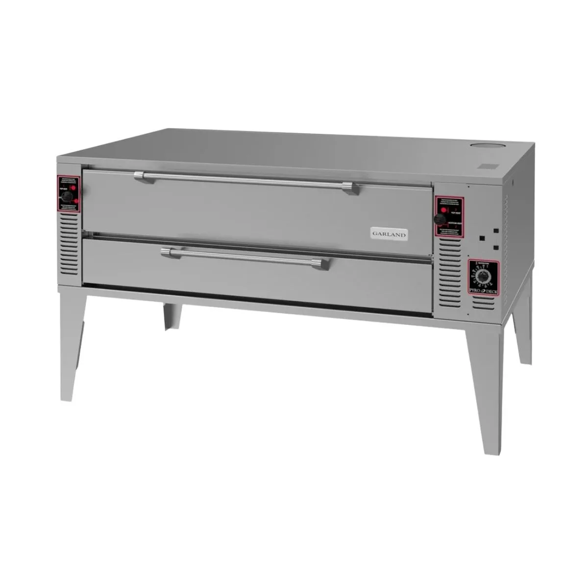 Garland US Range GPD-60 75" Single Deck Gas Pizza Oven with 60" Deck Width, 8" Height, 122.000 BTU