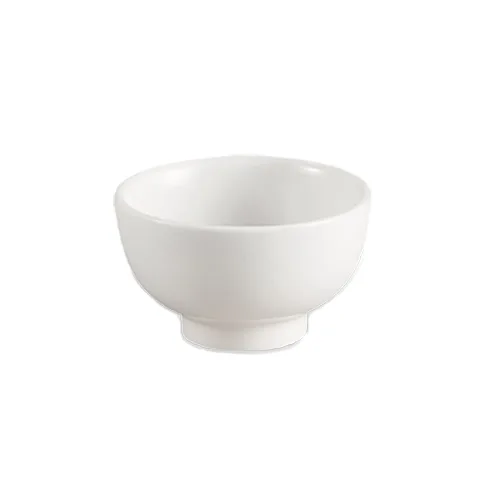 CAC China CN-B7 Rice Bowl, 40 oz, 7-1/8" Dia. x 4" H, Round, Deep, Porcelain, Super White - Dozen