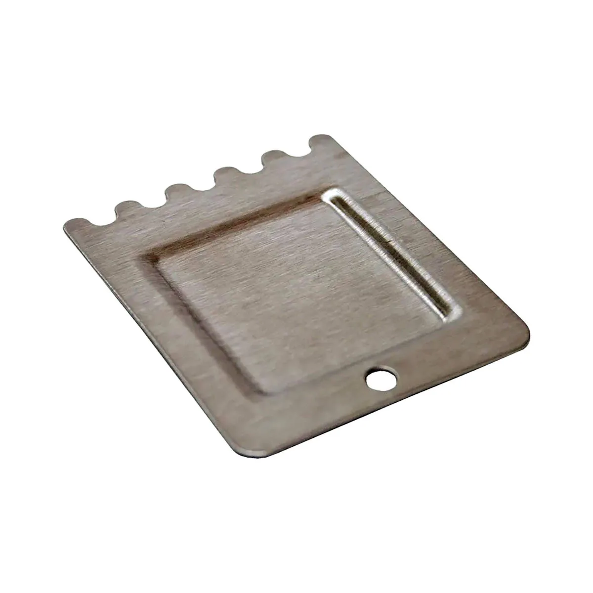 Globe SMALL-SCRAPER Grooved Metal Panini Scraper