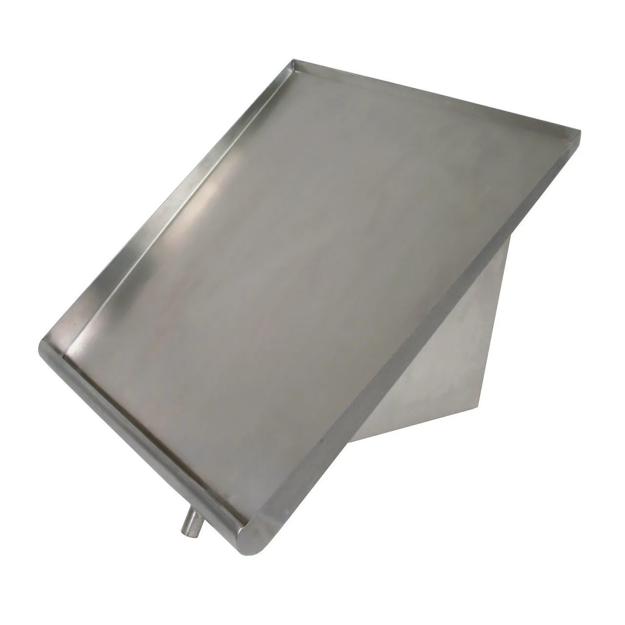 BK Resources BK-SSH-63 Stainless Steel Wall Mount Slant Rack Shelf - 63" x 22"