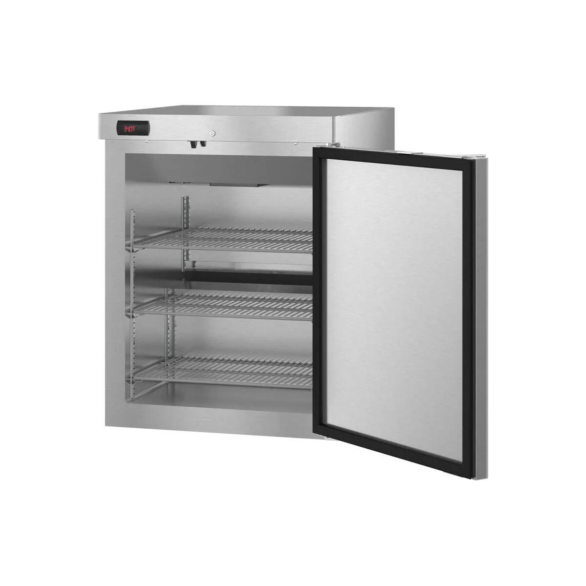 Hoshizaki HR24C 23" Compact One Section Undercounter Refrigerator w/ 1 Door, 3.87 cu. ft.