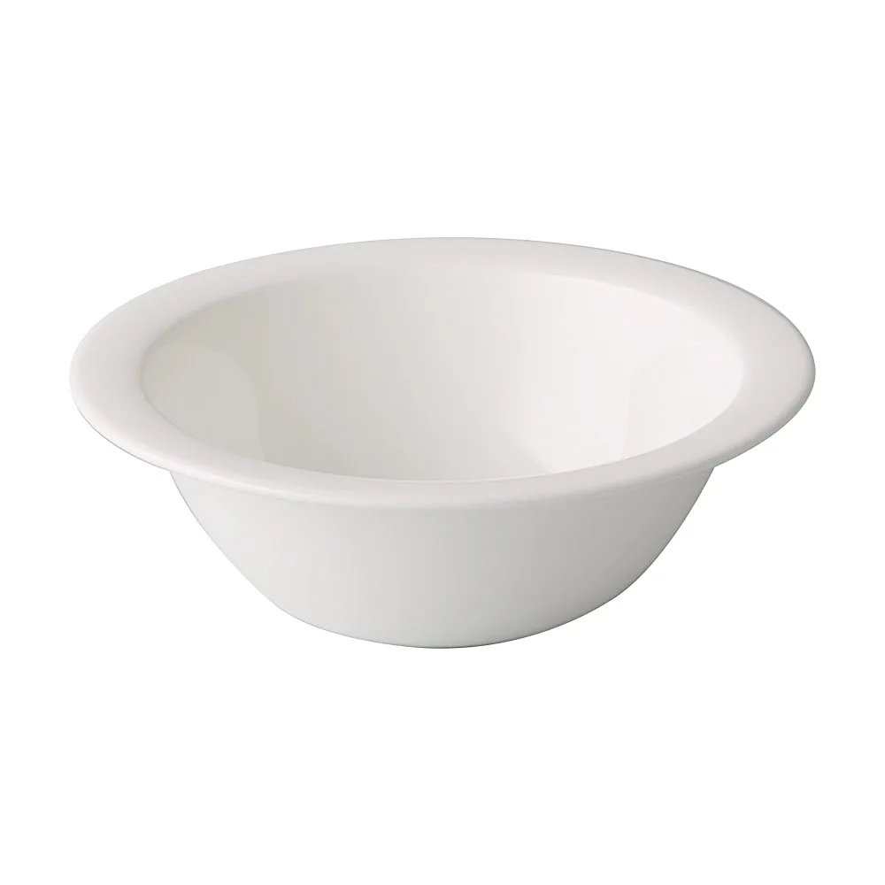 CAC China EVT-10 Grapefruit Dish, 13-1/2 Oz, 6-1/4" Dia x 2" H, Round Bone White Porcelain – 1 Dozen