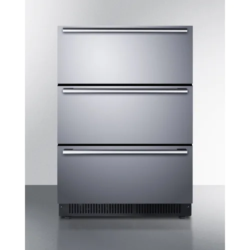 Summit SP6DS3D Reach-In Undercounter Refrigerator