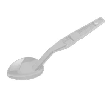 Cambro SPO11CW148 - 11" Deli Spoon, White Poly, Notch Back, Hang Hole, NSF