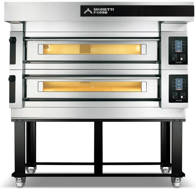 Moretti Forni S125E2 49'' Electric Double Deck Pizza Oven