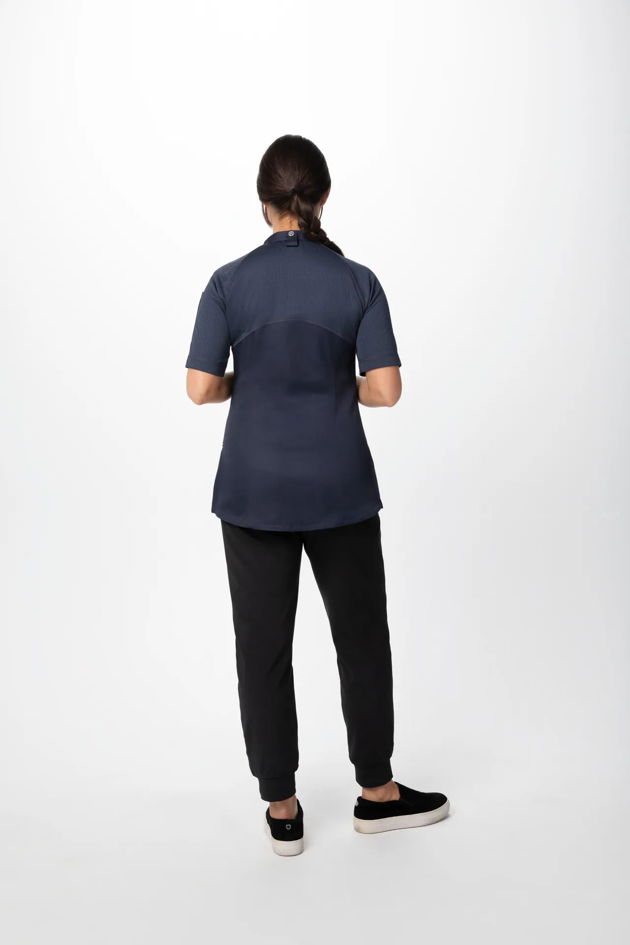 Chef Works CBZ04W-GRY-2XL Women'S Arcadia Chef Coat, Grey, 2XL, 62/38 Poly/Cotton - 1/Case