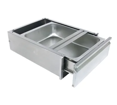 BK Resources BKDWR-2015-ASSY-SS Drawer Assembly, 15"W X 20"D X 5"H Pan Size