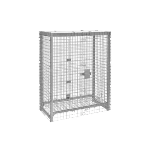 Cambro CPFWSC244860 Camshelving® Stainless Steel Security Cage Only, 26.75" x 50.25" x 61.5"