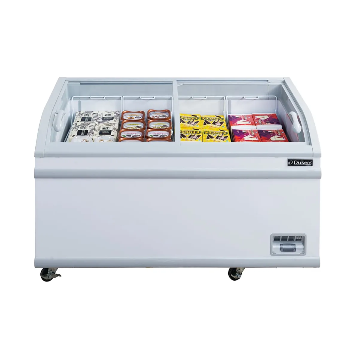 Dukers Appliance Co WD-700Y 79" Glass Chest Freezer, 24.72 cu. ft.