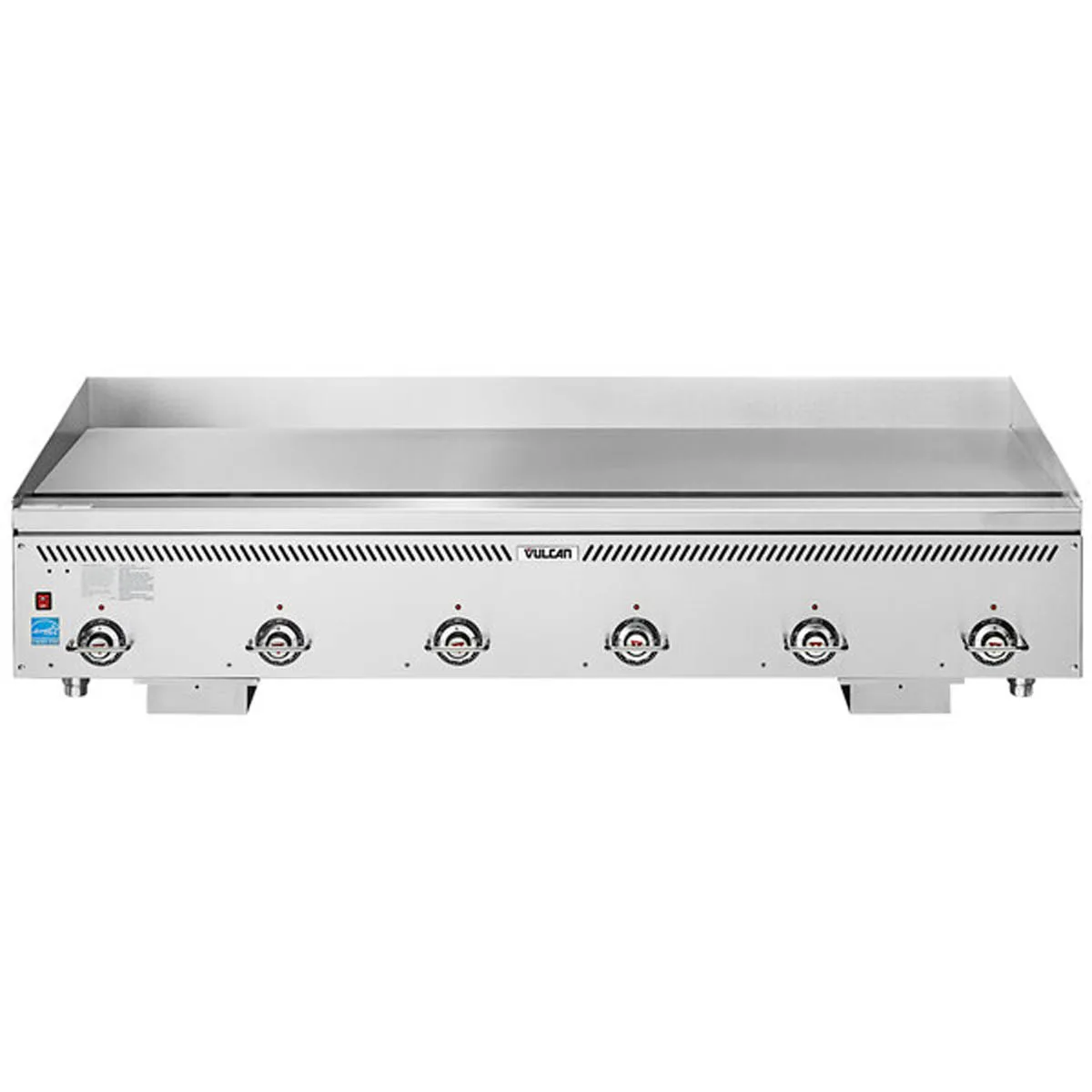 Vulcan VCCG72-IR 72" Countertop Gas Griddle, Infrared Burners, 1" Chrome Plate, 144.000 BTU