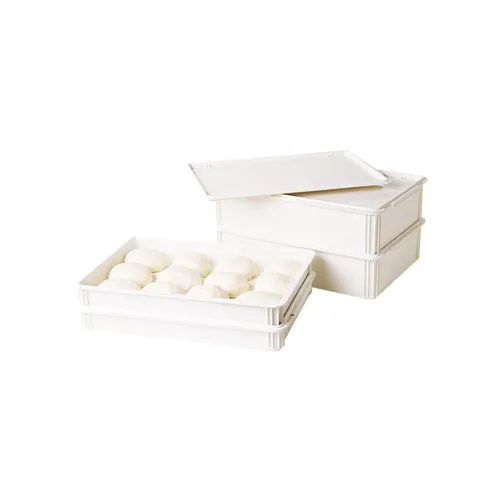 Cambro DBC1826CW148 Camwear Pizza Dough Box Cover, 26" L x 18" W, White Polycarbonate, NSF