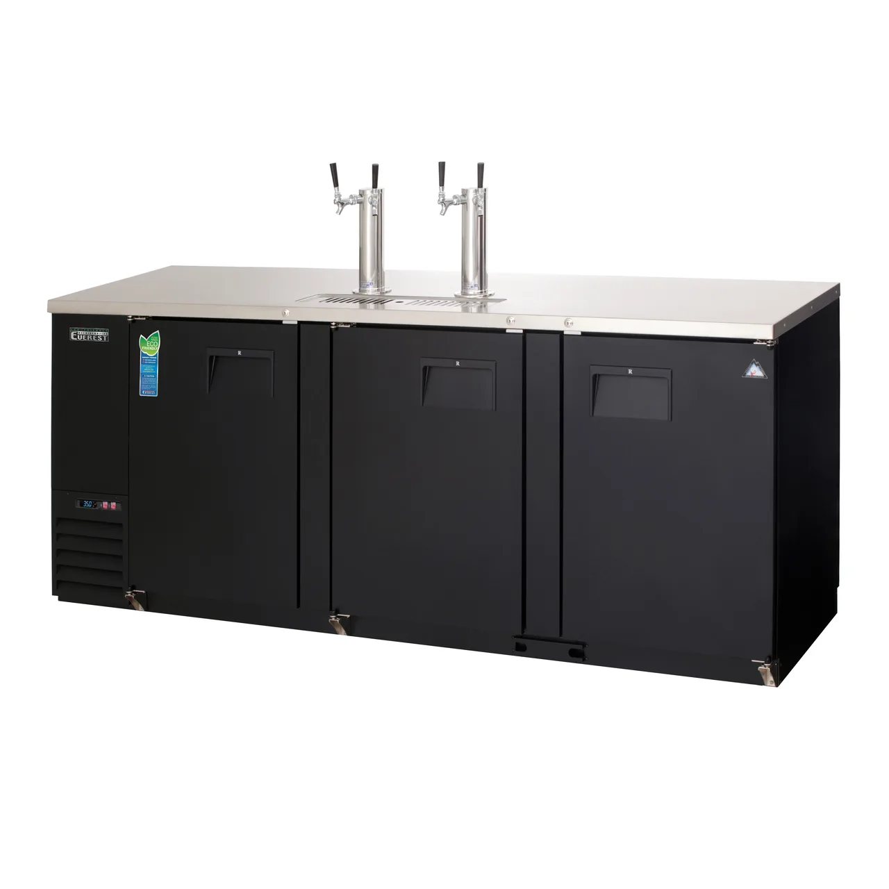 Everest EBD4 89" Direct Draw Keg Refrigerator, 4 Keg