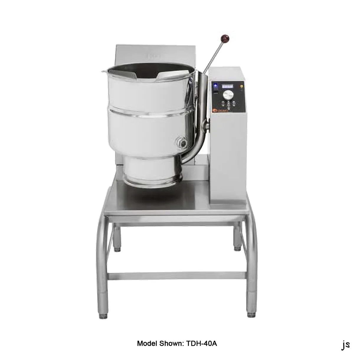 Groen TDH-48A 12 Gallon Countertop Tilting 2/3 Steam Jacketed Gas Kettle, 52.000 BTU