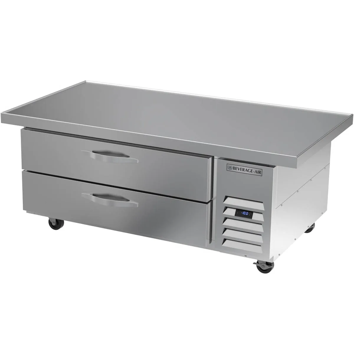 Beverage Air WTFCS52HC-60 60" 2 Drawers Worktop Freezer Chef Base w/ Marine Edge, 9.6 cu. ft.