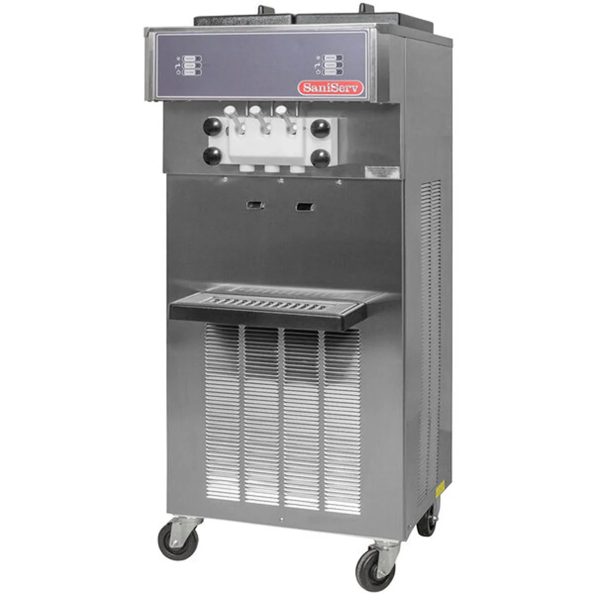 SaniServ 527 Floor Model Soft Serve/Yogurt Twist Freezer w/ (2) 11-Qt. Mix Capacity, 2 Heads