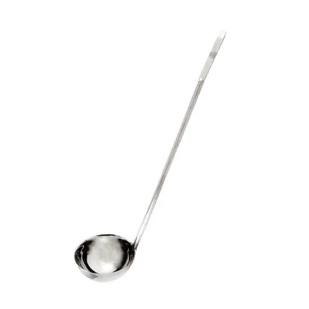 Omcan USA 80760 One-Piece Stainless Steel Ladle, 16‑Ounce, Kitchen Utensil For Soups