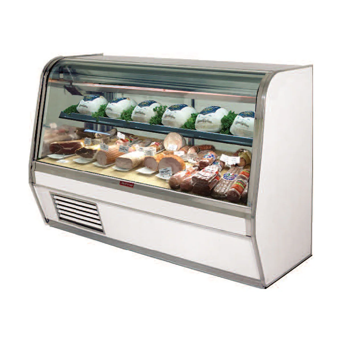 Howard-McCray SC-CDS32E-6C-LED 74" Curved Refrigerated Deli Display Case
