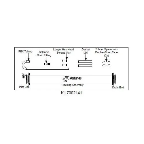 Antunes VZN ULTRAFILTER HOUSING KIT 7002141 for Multiple Applications Water Filtration System