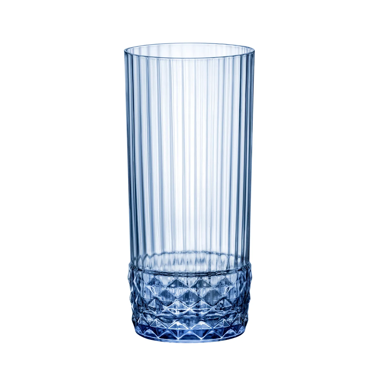 Steelite 49212Q946 Cooler Glass, 16.5 Oz Stemless, 3.0" x 6.25" Sapphire Blue Non-Tempered - 1 Dozen