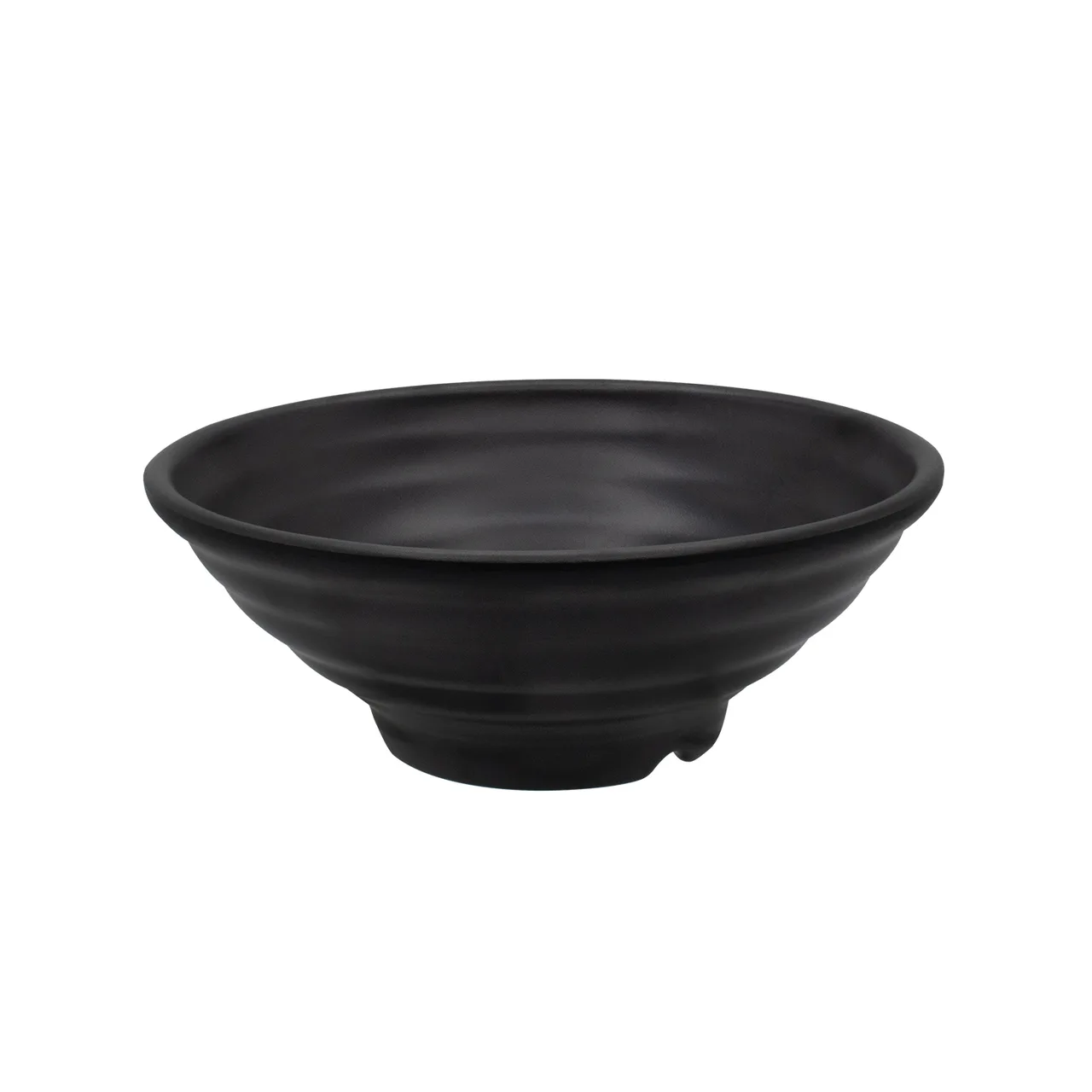 CAC China XCTN-B209 Centennial Bowl, 50oz, 8-3/4" Dia. x 3-3/8" H, Matte Black, Round China – 1 Dozen