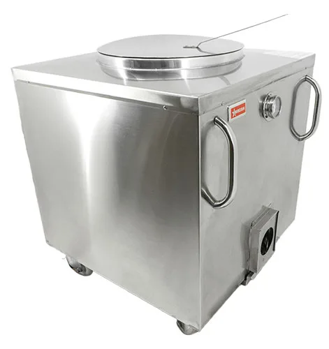 Omcan USA 47439 (47439) 28" X 30" Stainless Steel Charcoal Tandoor Clay Oven