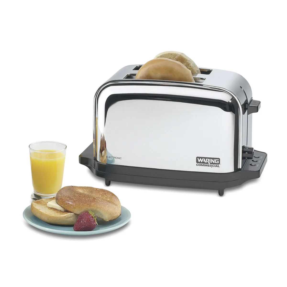 Waring WCT702 Commercial Toaster, (2) 1-3/8" Wide Slots, (2) Slice Capacity