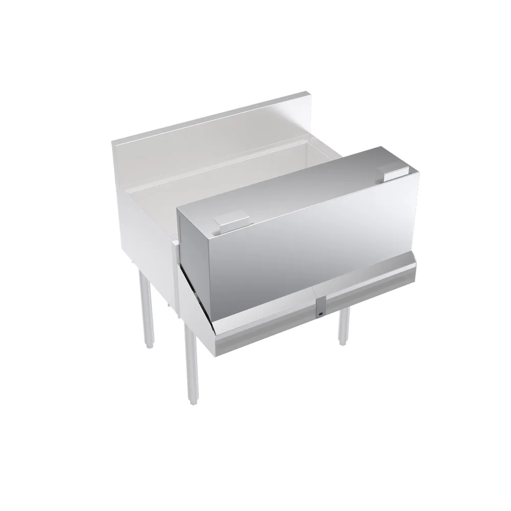 Krowne KR-DC32 Locking Cover for Double Speedrail,32" Wide Stainless Steel 31"-36" Width Double Style
