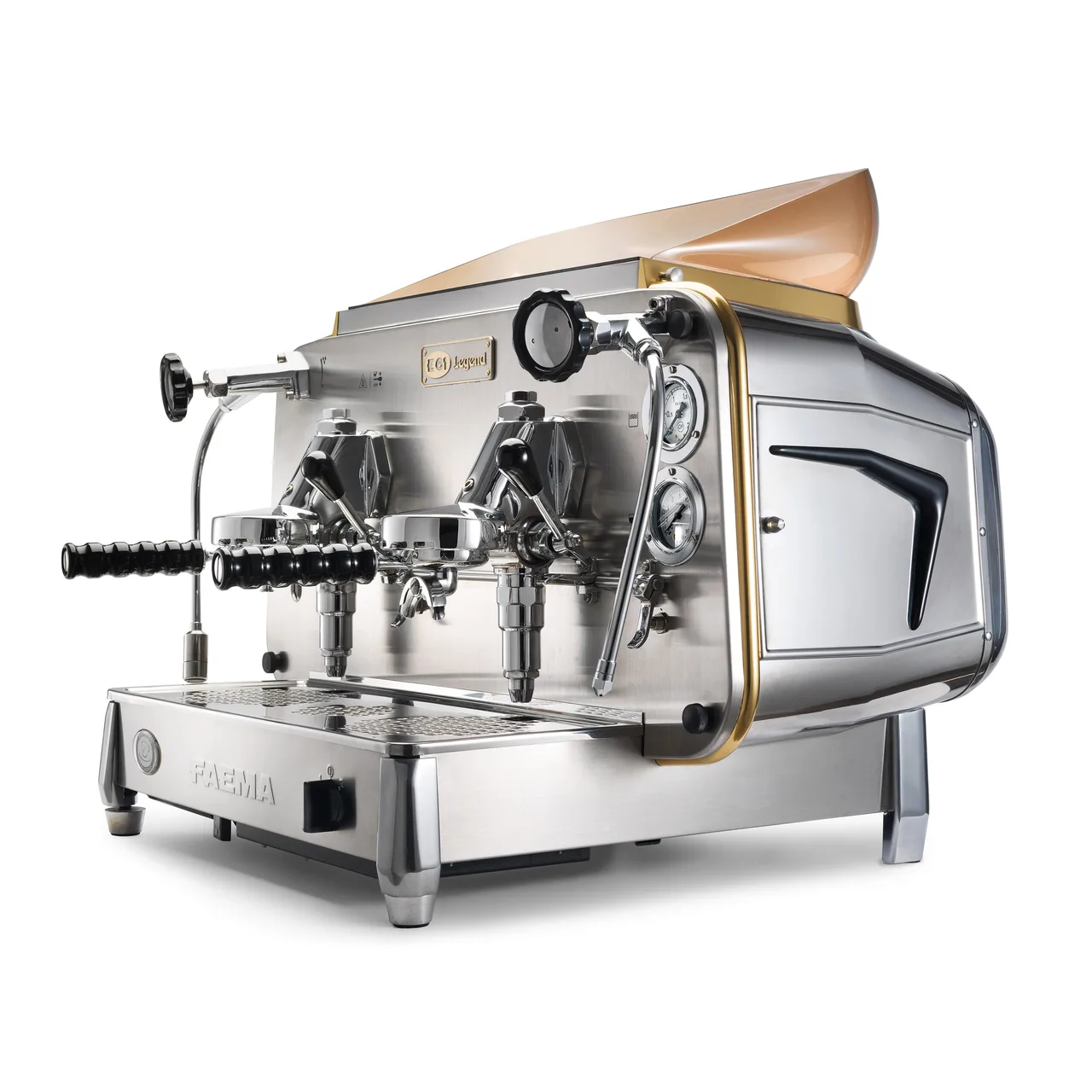 Faema E61 LEGEND S/2 Semi-Automatic 2-Group Espresso Cappuccino Machine by Espresso Soci