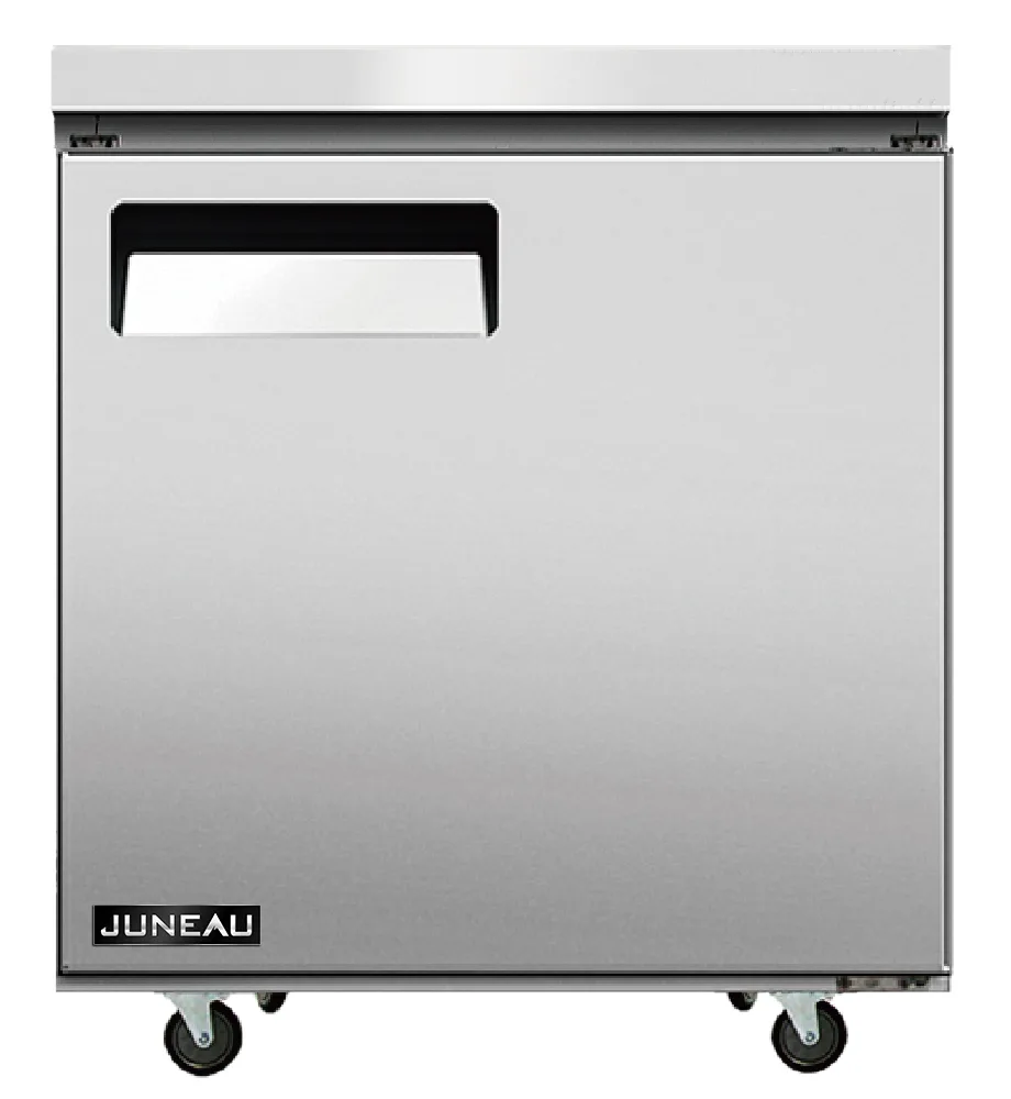 Omcan USA 58011 27" 1-Solid Door Undercounter Freezer, Stainless Steel, 3.4 cu. ft.