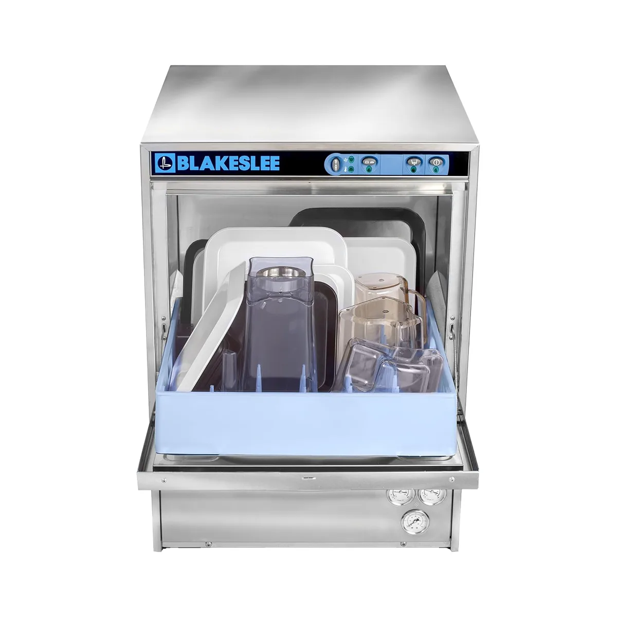 Blakeslee UC-18-1 23.5" High Temp Commercial Dishwasher with Built-In Booster & Pumps