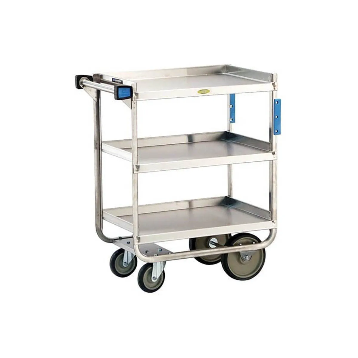 Lakeside 711 Stainless Steel 3 Shelf Utility Utility Cart - 700 lb. Capacity