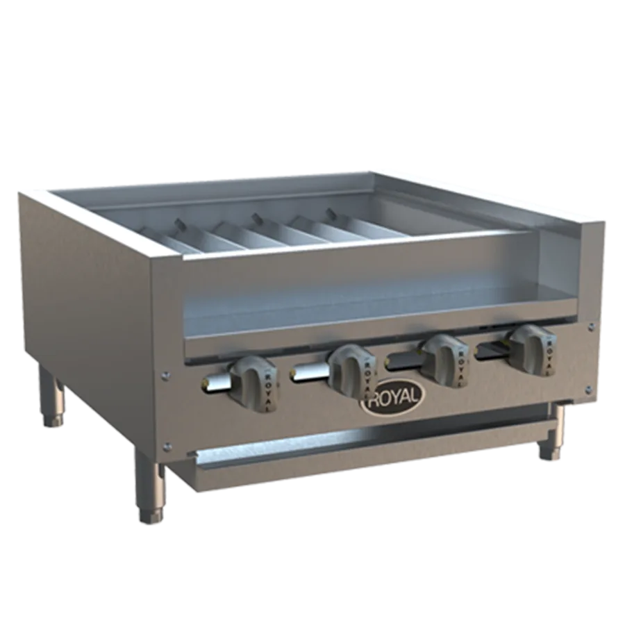 Royal Range of California RSKTB-24 25" Countertop Gas Kabob Radiant Charbroiler, 56.000 BTU