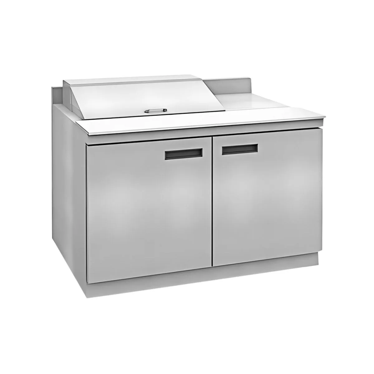 Delfield ST4448NP-12M 48" 2-Door Mega Top Sandwich and Salad Prep Table, 12 Pans