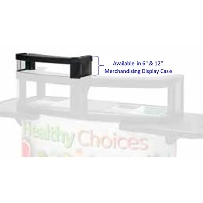 Cambro CVC75DC12110 Merchandising Display, 12"H, Black, For Cvc75, Made In Usa