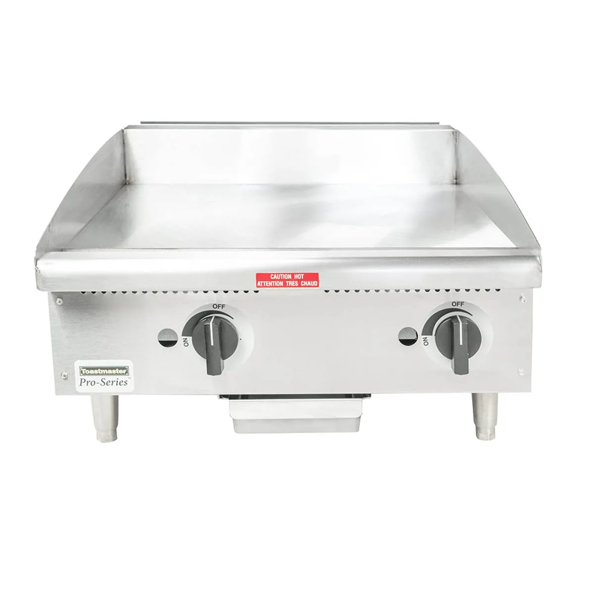 Toastmaster TMGM24 24" Countertop Manual Gas Griddle, 3/4" Steel Plate, 40.000 BTU