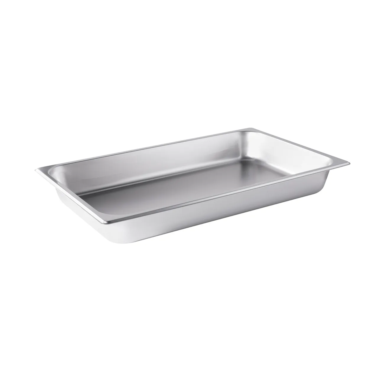 CAC China STPF-S25-2 Stainless Steel Steam Table Pan, 1/1-size, 2-1/2" deep, 25 gauge, NSF