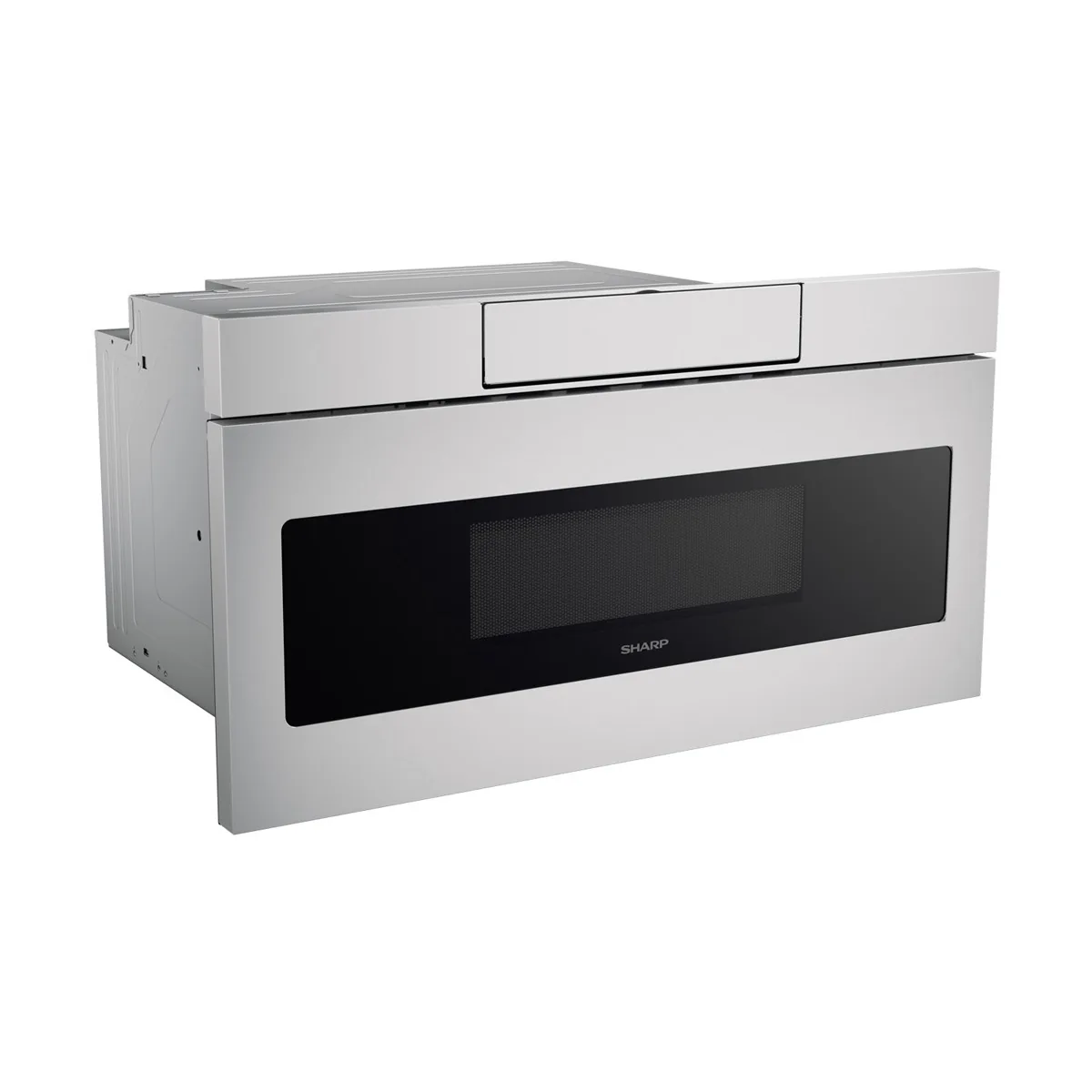 Sharp SMD3070ASY 24" 950 Watt Microwave Drawer Oven, 1.2 Cu. Ft.,  Concealed Control Panel, S. Steel - Open box