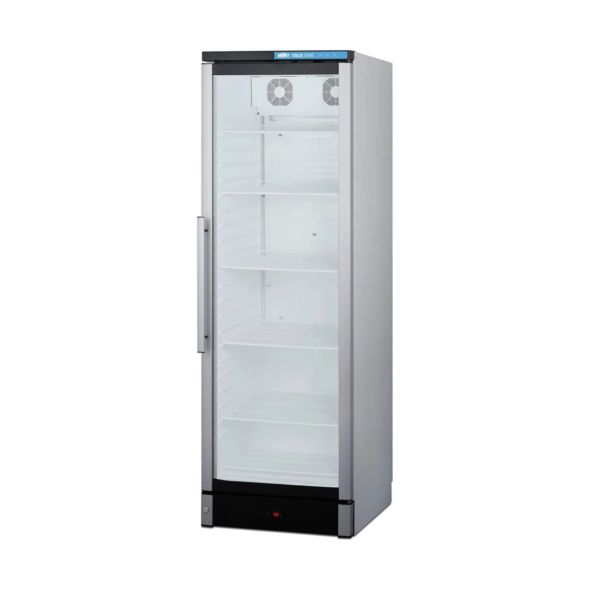Summit SCR1301 23" Slim Merchandiser Refrigerator w/ Right Hinged 1 Glass Door, 12.4 cu. ft.