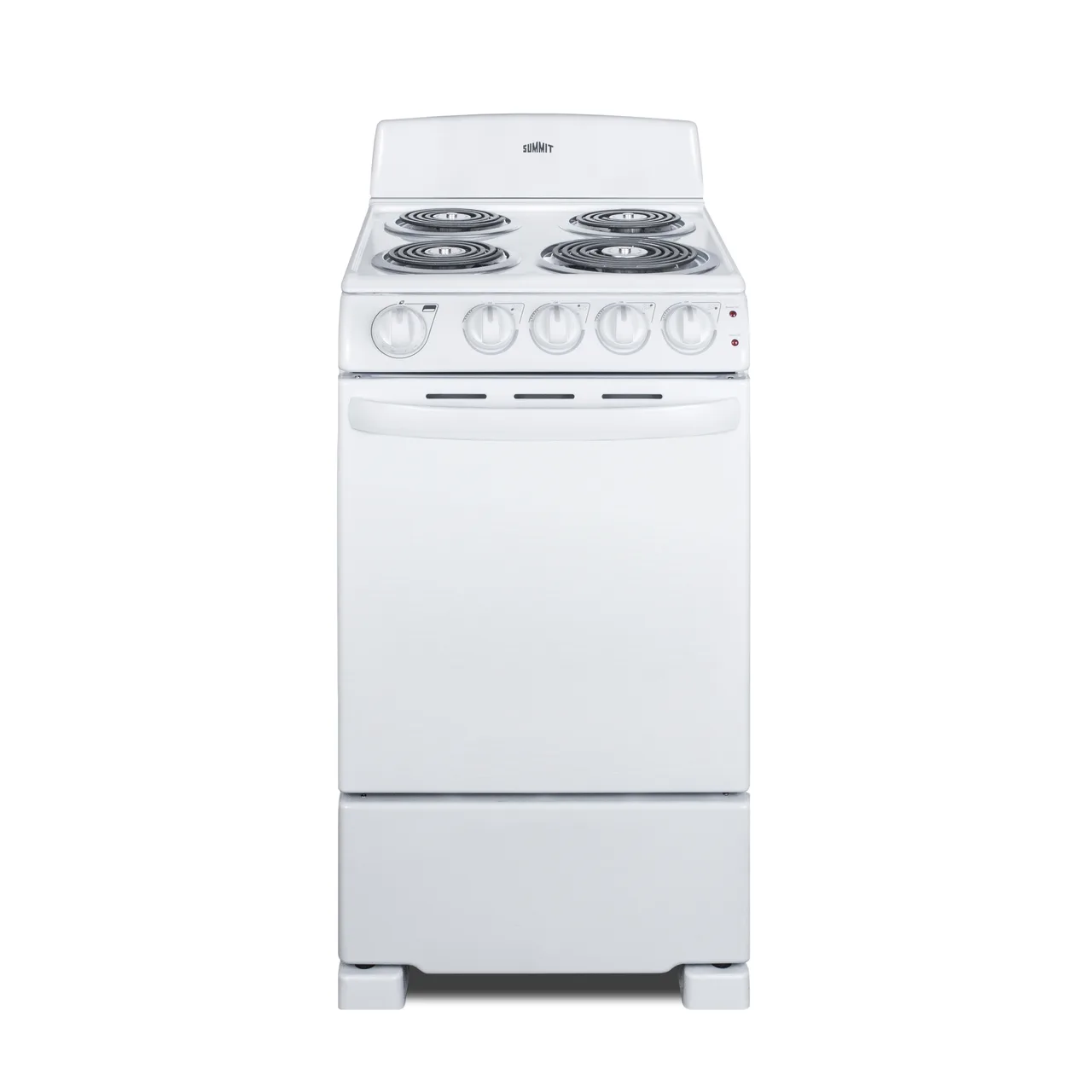 Summit RE203W Electric Range, 20"W, 2.3 Cu.Ft. Oven Capacity