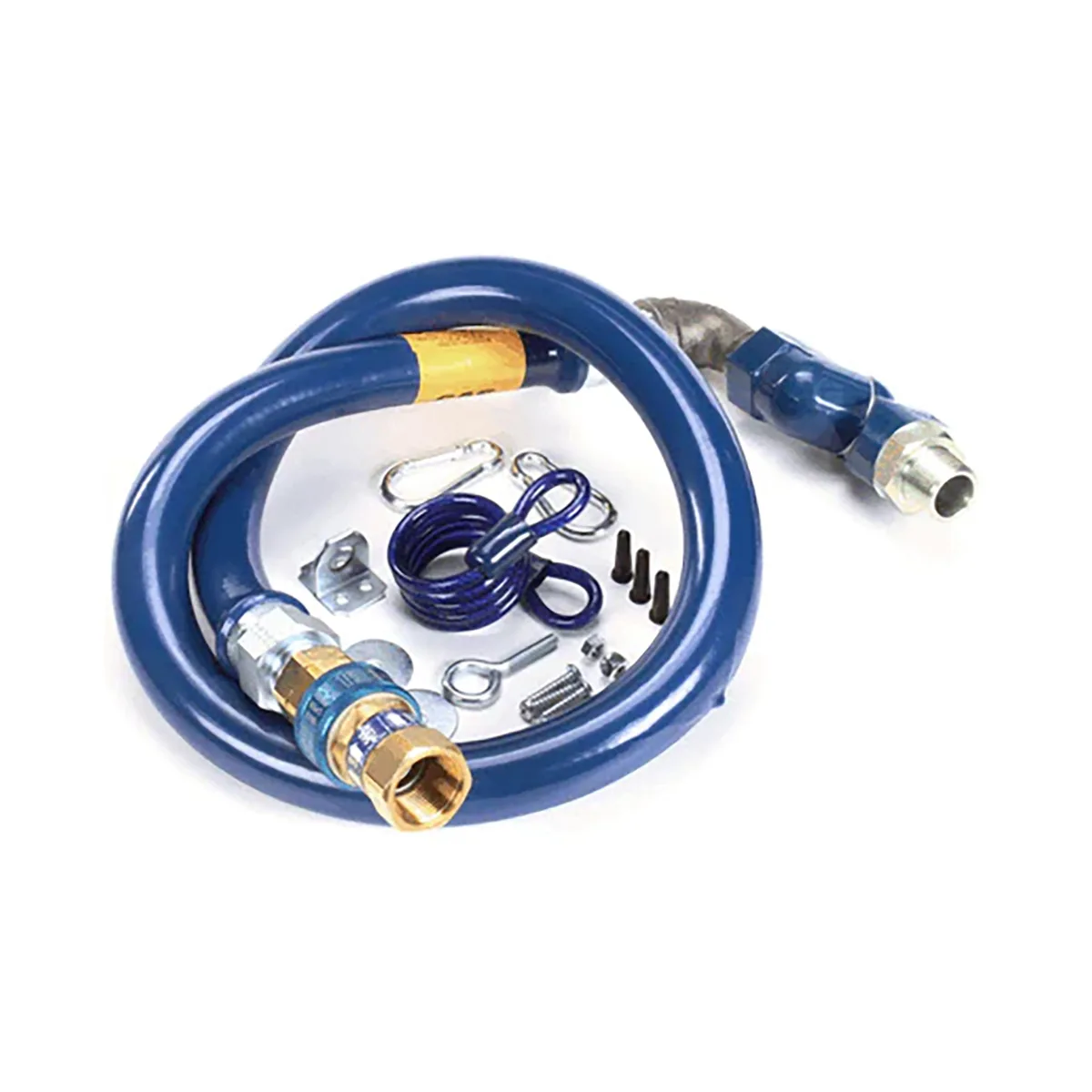 Dormont 1675BPQSR48 SnapFast 36" Gas Connector Kit w/ Swivel MAX, Elbow, Restraining Cable