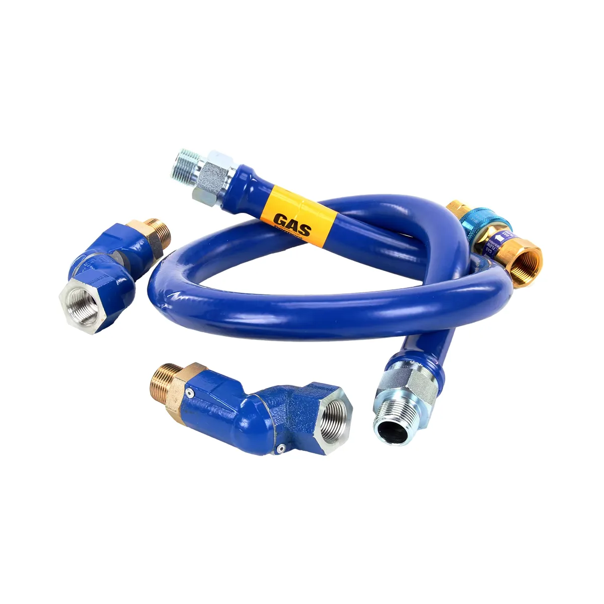 Dormont 1675BPQ2S48 SnapFast 48" Gas Connector Kit w/ Double Swivel MAX, 3/4" Diameter