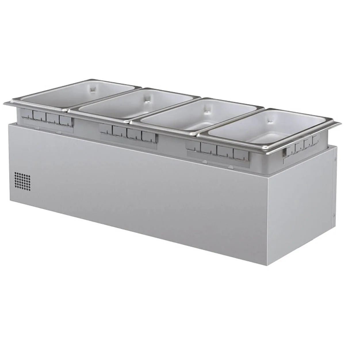 Hatco HWBL-43 Drop-In Heated Well, Rectangular, (4) 1/3 Size Pan Cap.