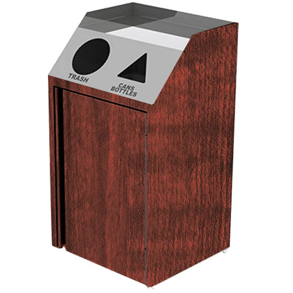 Lakeside 4412 Waste & Recycle Station, 26-1/2"W X 23-1/4"D X 45-1/2"H