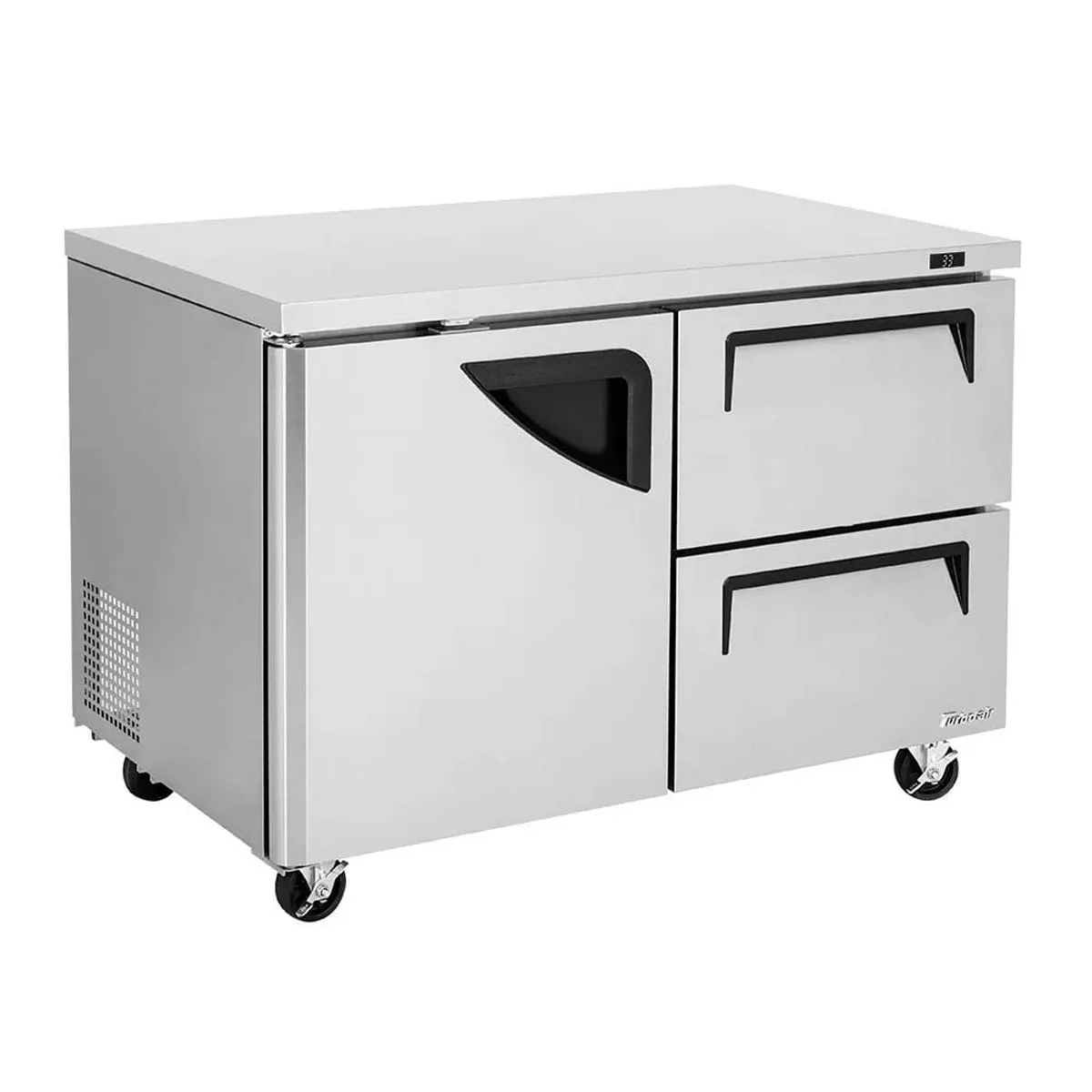 Turbo Air TUF-48SD-D2-N 48" 2-Section Undercounter Freezer w/ 2 Drawers & 1 Door, 12 cu. ft.