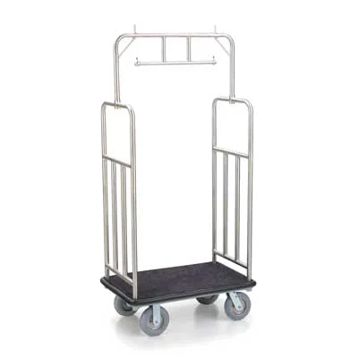 Forbes Industries 2479-DT Specialty Luggage Cart w/ Carpeted Deck